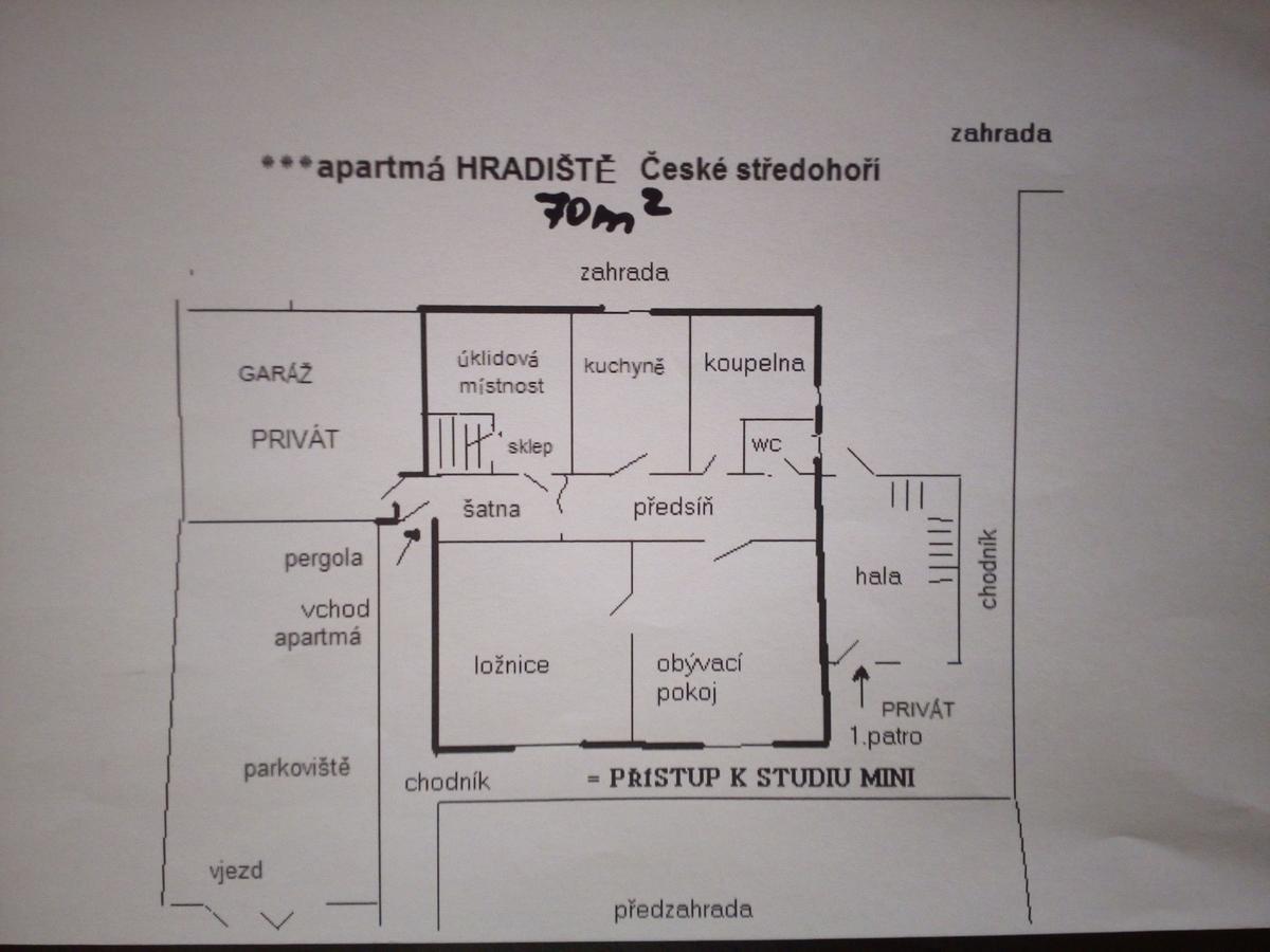 Apartments Ceske Stredohori Teplice Buitenkant foto